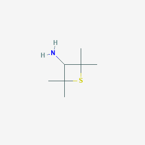 molecular formula C7H15NS B1280664 3-Amino-2,2,4,4-tetramethylthietane CAS No. 80875-05-4