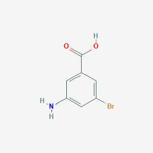 molecular formula C7H6BrNO2 B1280667 3-Amino-5-bromobenzoic acid CAS No. 42237-85-4