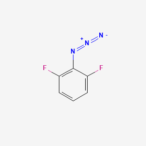 molecular formula C6H3F2N3 B1280675 Benzene, 2-azido-1,3-difluoro- CAS No. 102284-85-5