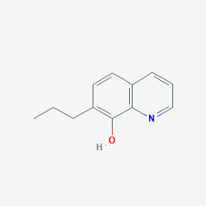 molecular formula C12H13NO B1280678 8-Hydroxy-7-propylquinoline CAS No. 58327-60-9