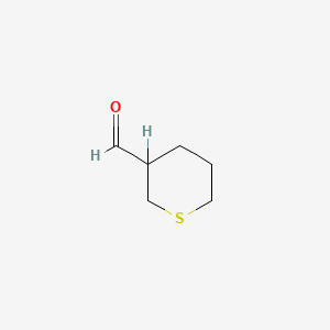 molecular formula C6H10OS B1280688 Thiane-3-carbaldehyde CAS No. 61571-06-0