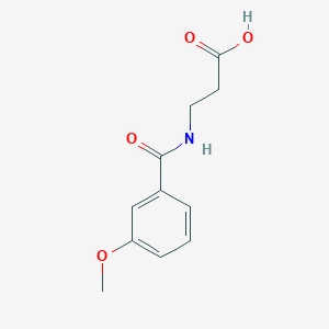 molecular formula C11H13NO4 B1280699 3-[(3-甲氧基苯甲酰)氨基]丙酸 CAS No. 914773-50-5