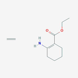 molecular formula C11H19NO2 B12807164 Ethene;ethyl 2-aminocyclohexene-1-carboxylate 