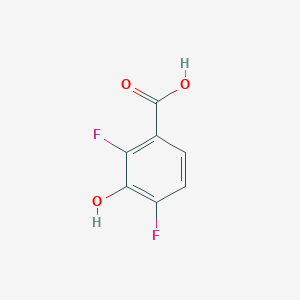 molecular formula C7H4F2O3 B1280719 2,4-Difluoro-3-hydroxybenzoic acid CAS No. 91659-08-4