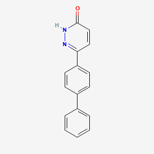 molecular formula C16H12N2O B1280728 6-Biphenyl-4-ylpyridazin-3-ol 