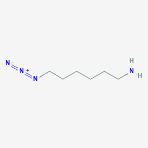 molecular formula C6H14N4 B1280733 6-Azido-hexylamine CAS No. 349553-73-7