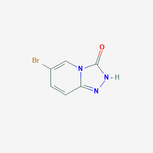 molecular formula C6H4BrN3O B1280738 6-Bromo-[1,2,4]triazolo[4,3-a]pyridin-3(2H)-one CAS No. 425702-91-6