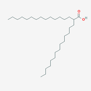 molecular formula C30H60O2 B128074 2-十四烷基十六烷酸 CAS No. 66880-77-1