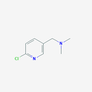 molecular formula C8H11ClN2 B1280751 1-(6-Chloropyridin-3-yl)-N,N-dimethylmethanamine CAS No. 221146-31-2