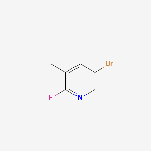 molecular formula C6H5BrFN B1280754 5-Bromo-2-fluoro-3-methylpyridine CAS No. 29312-98-9