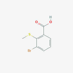 molecular formula C8H7BrO2S B1280756 3-Bromo-2-(methylthio)benzoic acid CAS No. 503821-96-3