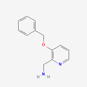 molecular formula C13H14N2O B1280765 (3-(Benzyloxy)pyridin-2-YL)methanamine 