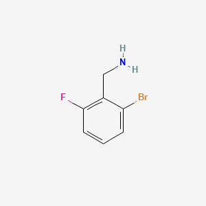 molecular formula C7H7BrFN B1280769 2-溴-6-氟苄胺 CAS No. 261723-29-9