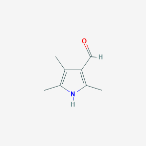 molecular formula C8H11NO B1280776 2,4,5-三甲基-1H-吡咯-3-甲醛 CAS No. 288089-52-1