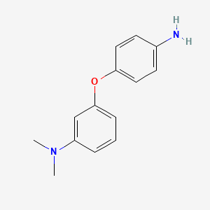molecular formula C14H16N2O B1280778 N-[3-(4-Aminophenoxy)phenyl]-N,N-dimethylamine CAS No. 56705-87-4