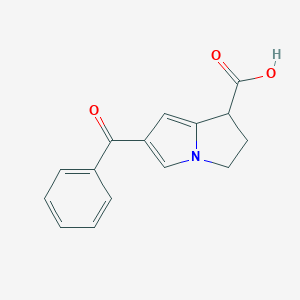 molecular formula C15H13NO3 B128078 rac Ketorolac 6-Benzoyl Isomer CAS No. 1026936-07-1