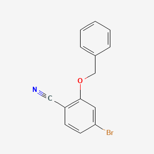 molecular formula C14H10BrNO B1280785 2-Benzyloxy-4-bromobenzonitrile CAS No. 693232-03-0