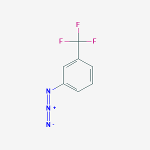 molecular formula C7H4F3N3 B1280787 1-Azido-3-(trifluoromethyl)benzene CAS No. 22001-17-8