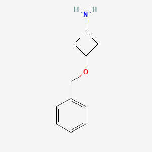 B1280788 cis-3-(Benzyloxy)cyclobutanamine CAS No. 92146-77-5