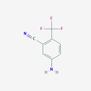 molecular formula C8H5F3N2 B1280790 5-氨基-2-(三氟甲基)苯甲腈 CAS No. 354814-19-0