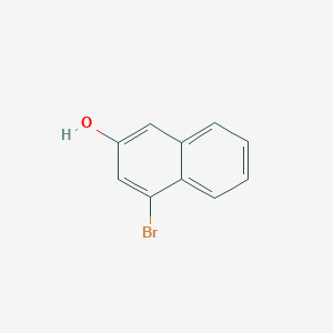 molecular formula C10H7BrO B1280799 1-Bromo-3-hydroxynaphthalene CAS No. 5498-31-7