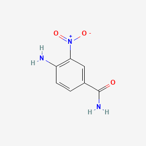 molecular formula C7H7N3O3 B1280802 4-氨基-3-硝基苯甲酰胺 CAS No. 41263-65-4