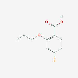 molecular formula C10H11BrO3 B1280807 4-Bromo-2-propoxybenzoic acid CAS No. 269731-55-7