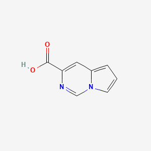 molecular formula C8H6N2O2 B1280815 吡咯并[1,2-c]嘧啶-3-羧酸 CAS No. 251102-27-9