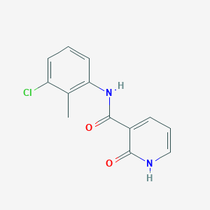 molecular formula C13H11ClN2O2 B128082 N-(3-氯-2-甲基苯基)-2-氧代-1,2-二氢吡啶-3-甲酰胺 CAS No. 72646-00-5