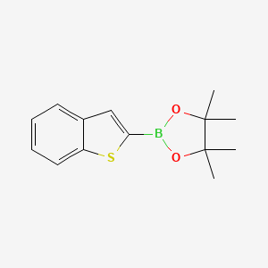 molecular formula C14H17BO2S B1280824 2-(Benzo[b]thiophen-2-yl)-4,4,5,5-tetramethyl-1,3,2-dioxaborolane CAS No. 376584-76-8