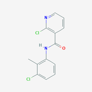 molecular formula C13H10Cl2N2O B128083 2-chloro-N-(3-chloro-2-methylphenyl)pyridine-3-carboxamide CAS No. 57841-61-9