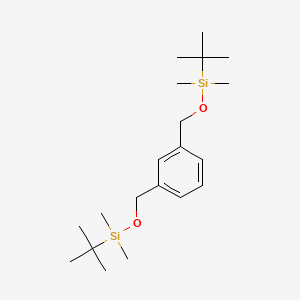 molecular formula C20H38O2Si2 B1280839 1,3-Bis[(t-Butyldimethylsilyloxy)methyl]benzene CAS No. 1055310-31-0