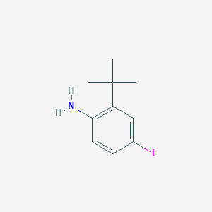 molecular formula C10H14IN B1280844 2-Tert-butyl-4-iodoaniline CAS No. 881057-14-3