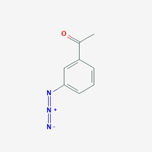 molecular formula C8H7N3O B1280845 Ethanone, 1-(3-azidophenyl)- CAS No. 70334-60-0