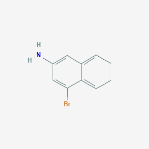 molecular formula C10H8BrN B1280848 4-溴萘-2-胺 CAS No. 74924-94-0