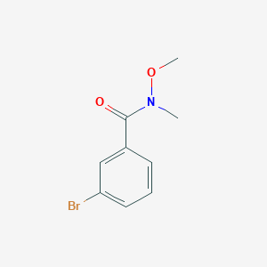 molecular formula C9H10BrNO2 B1280849 3-Bromo-N-methoxy-N-methylbenzamide CAS No. 207681-67-2