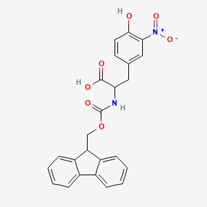 molecular formula C24H20N2O7 B12808583 Fmoc-3-nitro-tyr-oh 