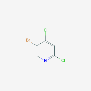 molecular formula C5H2BrCl2N B1280864 5-Bromo-2,4-dichloropyridine CAS No. 849937-96-8