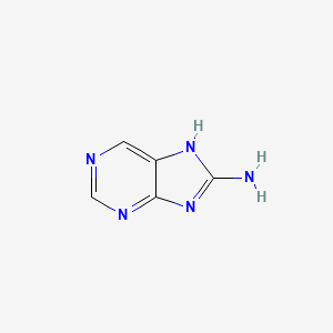molecular formula C5H5N5 B1280876 7H-嘌呤-8-胺 CAS No. 20296-09-7