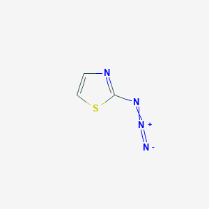 molecular formula C3H2N4S B1280892 2-叠氮噻唑 CAS No. 58822-97-2