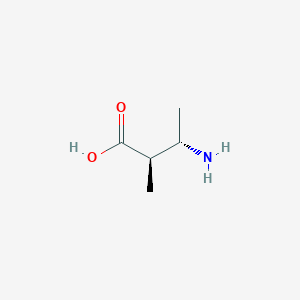 molecular formula C5H11NO2 B12809019 (2R,3S)-3-amino-2-methyl-Butanoic acid CAS No. 39801-26-8