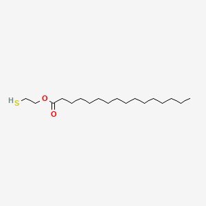 molecular formula C18H36O2S B12809076 2-Mercaptoethyl palmitate CAS No. 30093-91-5