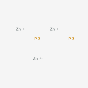 molecular formula P₂Zn₃ B128091 磷化锌 CAS No. 1314-84-7