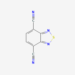 molecular formula C8H2N4S B1280911 2,1,3-Benzothiadiazole-4,7-dicarbonitrile CAS No. 20138-79-8