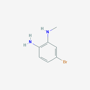 molecular formula C7H9BrN2 B1280913 5-Bromo-N1-methylbenzene-1,2-diamine CAS No. 337915-79-4