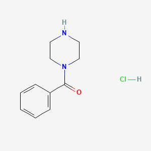 molecular formula C11H15ClN2O B1280916 1-Benzoylpiperazine hydrochloride CAS No. 56227-55-5