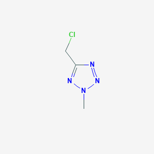 molecular formula C3H5ClN4 B1280919 5-(chloromethyl)-2-methyl-2H-1,2,3,4-tetrazole CAS No. 55408-14-5