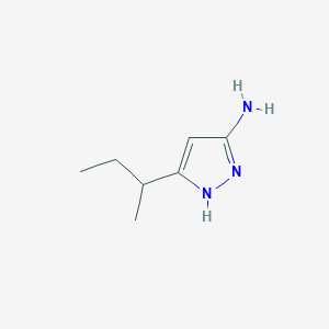 molecular formula C7H13N3 B1280936 3-sec-Butyl-1H-pyrazol-5-amine CAS No. 56367-25-0