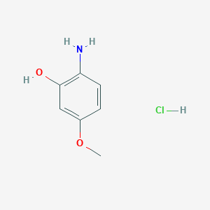 molecular formula C7H10ClNO2 B1280938 2-Amino-5-methoxyphenol Hydrochloride CAS No. 39547-15-4