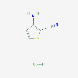 molecular formula C5H5ClN2S B1280939 3-氨基噻吩-2-腈盐酸盐 CAS No. 122805-71-4